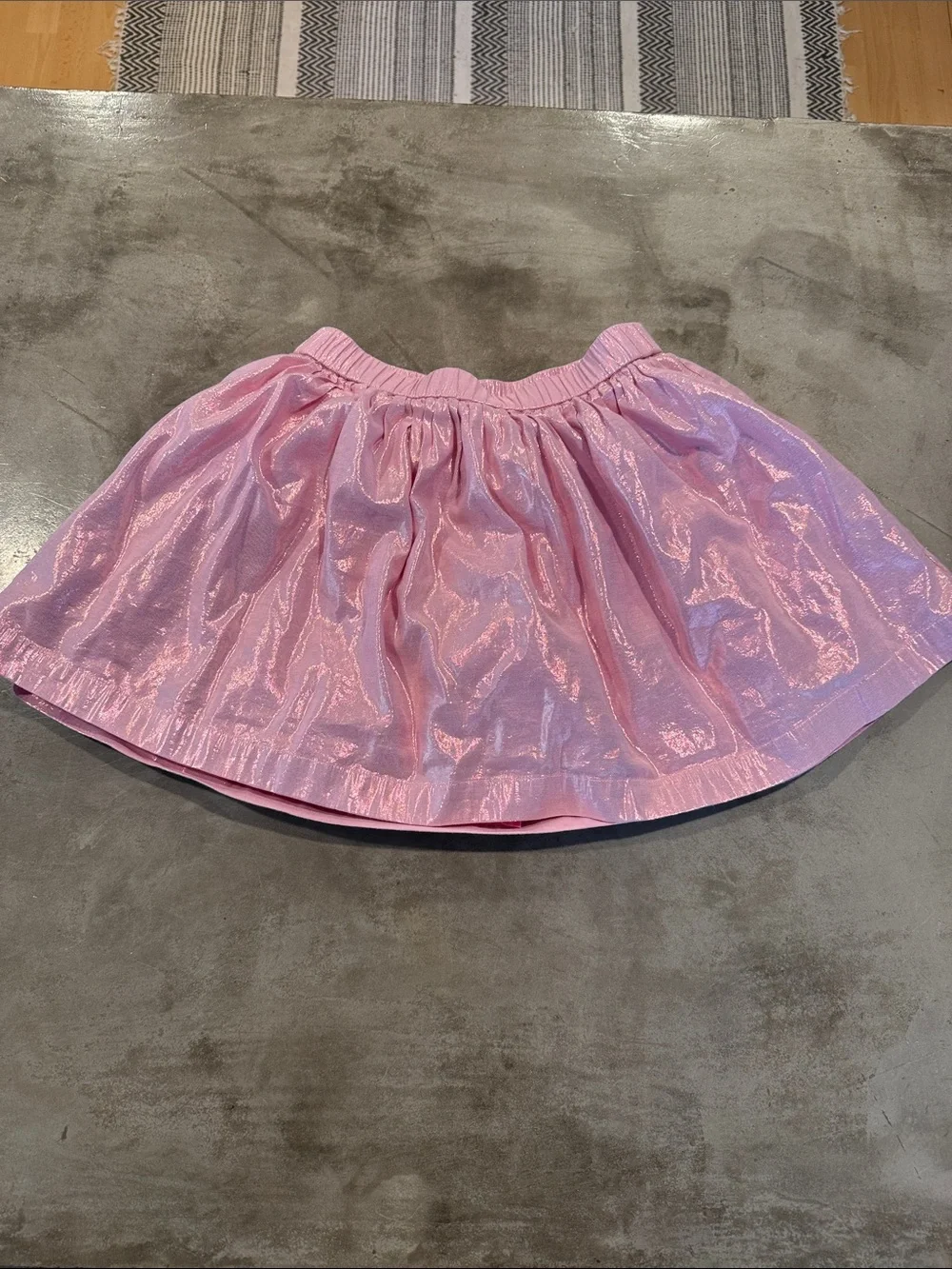GAP Pink Shimmer Girls' Gathered Skirt